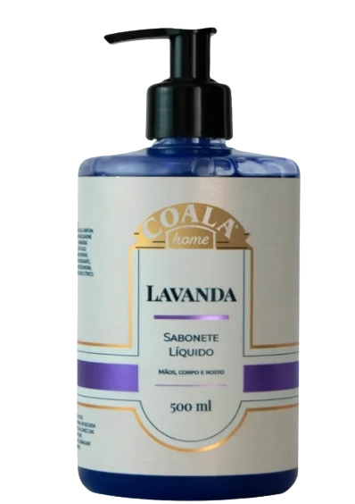 Sabonete Líquido Mãos, Corpo E Rosto Lavanda Coala Home Frasco 500ml