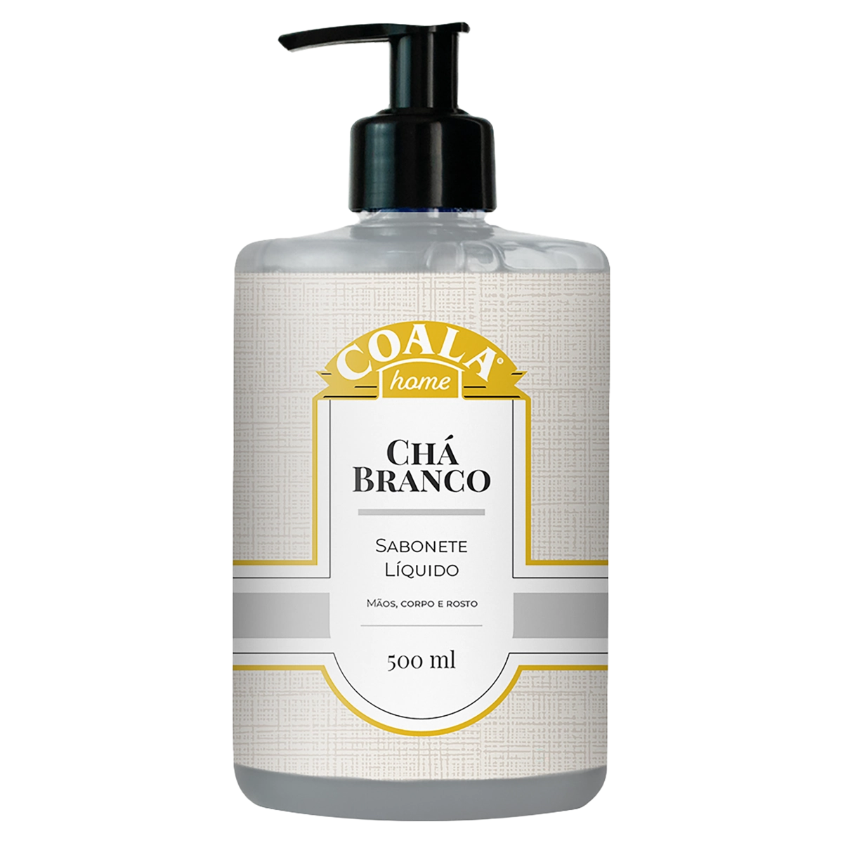 Sabonete Líquido Mãos, Corpo E Rosto Chá Branco Coala Home Frasco 500ml