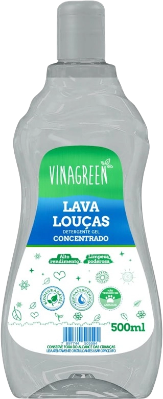 Lava Louca Gel Conc Vinagreen 500ml