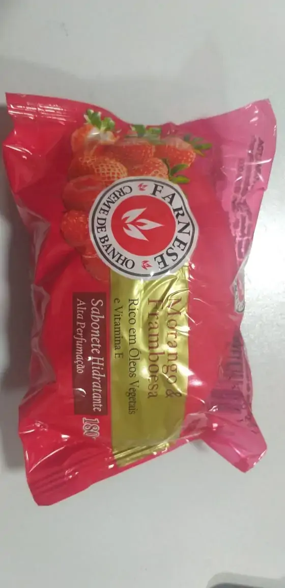 Sabonete Barra Hidratante Pitaya E Framboesa Farnese Flow Pack 180g