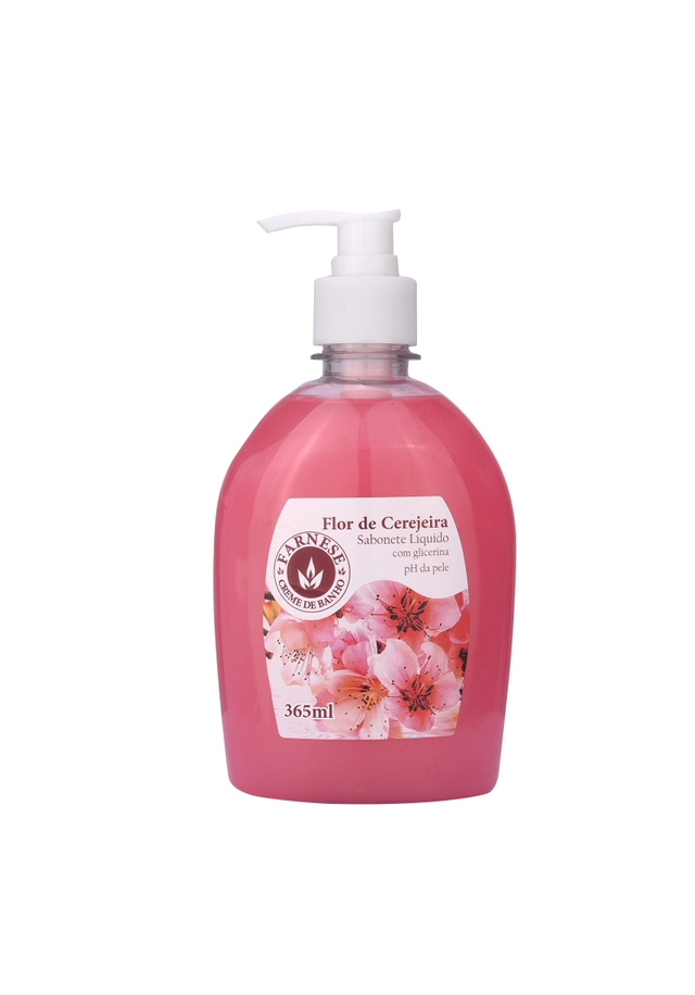 Sabonete Líquido Flor De Cerejeira Farnese Frasco 365ml