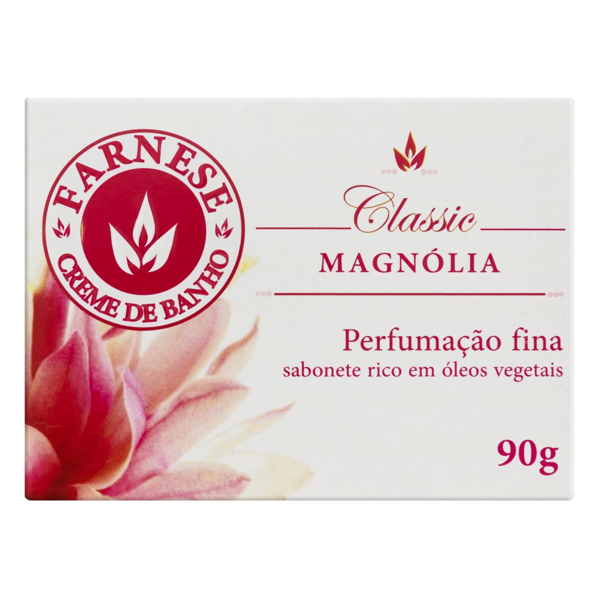 Sabonete Barra Magnólia Farnese Classic Caixa 90g