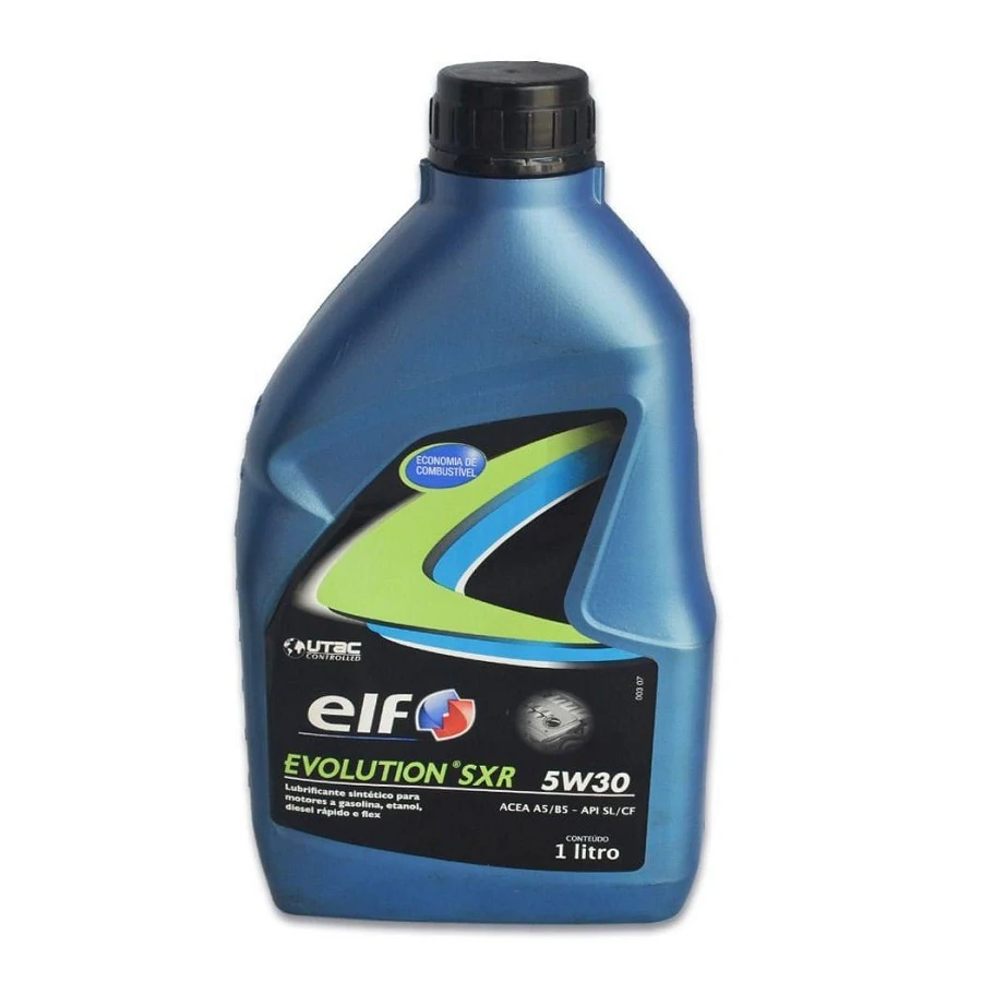 Óleo de Motor ELF 5W30 API SLCF Evolution SXR Sintético 1 Litro - ELF LUBRIFICANTES 219315