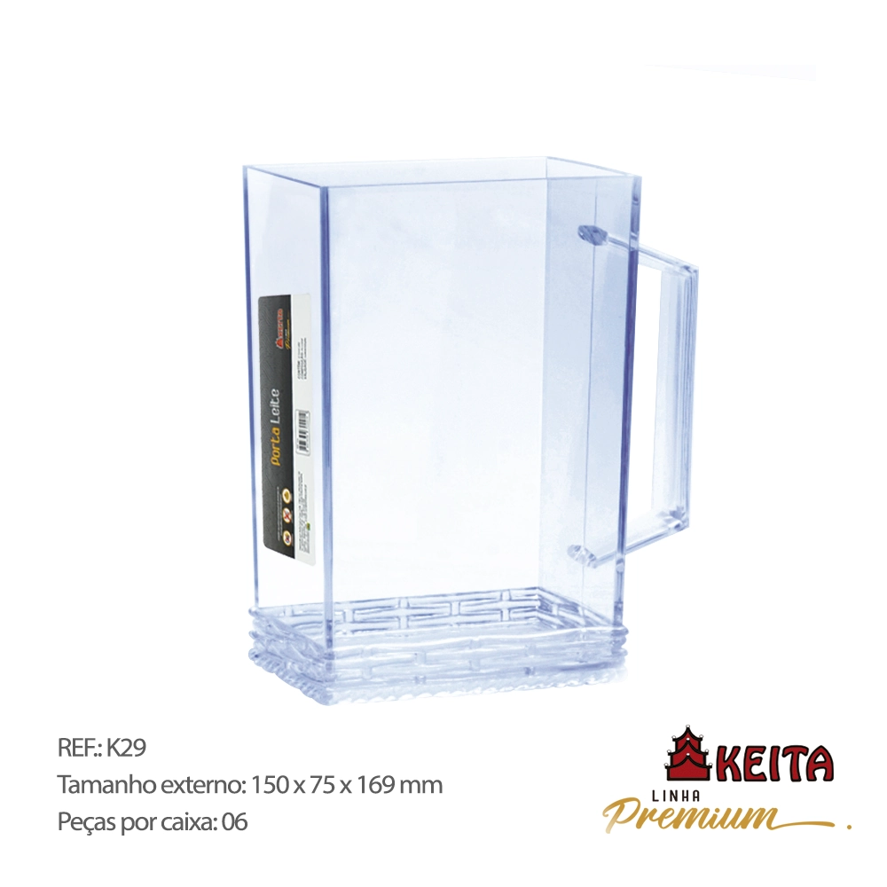 Porta Leite Keita Cristal K29