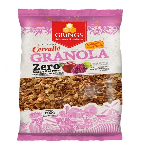 Cerealle Granola Zero 800g Grings