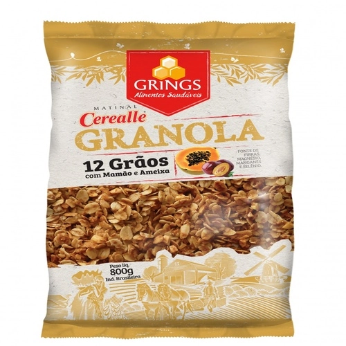Cerealle Granola 12 Graos 800g Grings