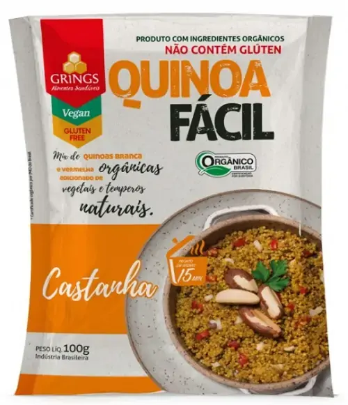Quinoa Facil Castanha Grings 100g 2x50g
