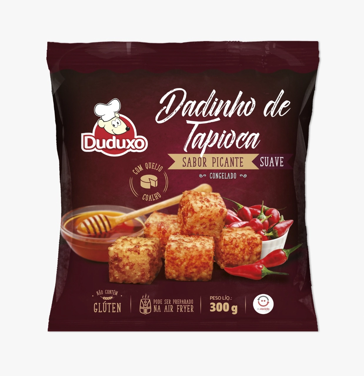 Dadinho Tapioca Picante Duduxo 300g
