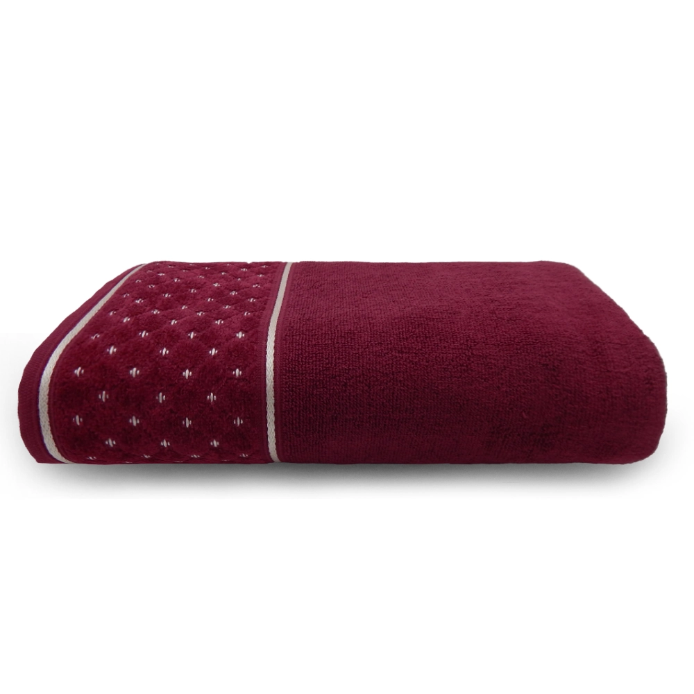 Toalha Banho Safira 68x140cm Vinho Nobre Appel
