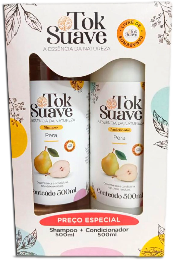 Kit Tok Suave 1sh 1cond 500ml Pera