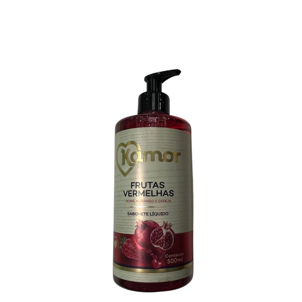Sabonete Liquido Kamor Frutas Vermelhas 500ml