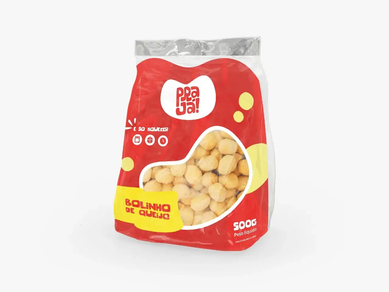 Mini Bolinho De Queijo Massa X 500g