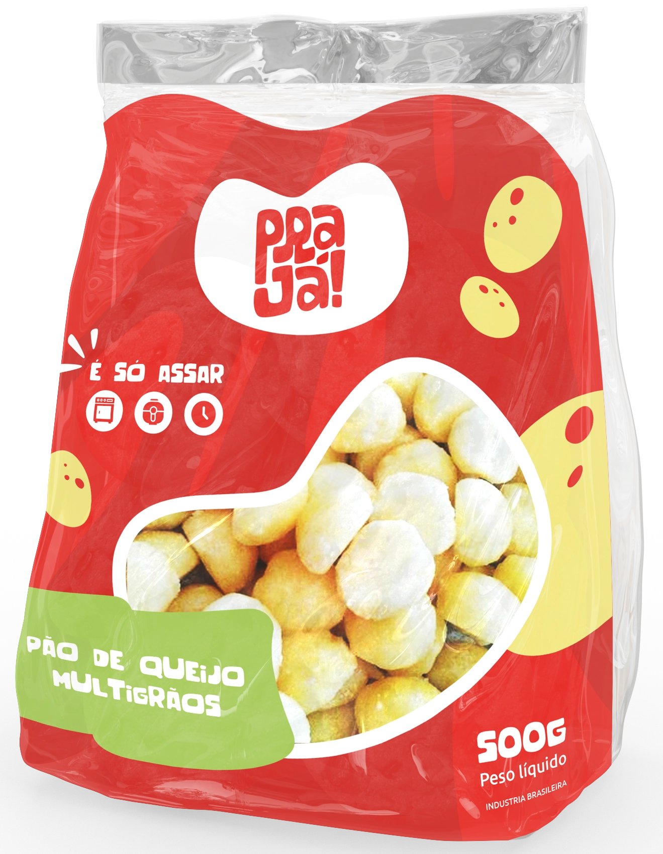 Pao De Queijo Massa X Multigraos 500g
