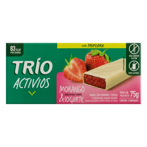 Barra Cer.trio Activios Morango