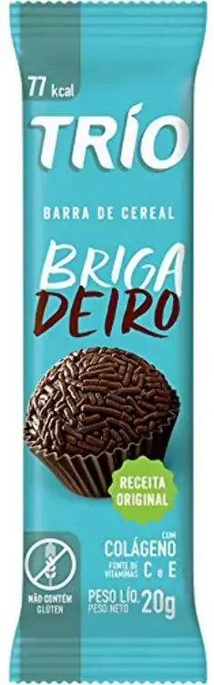 Barra De Cereal Trio Brigadeiro 3unidade X