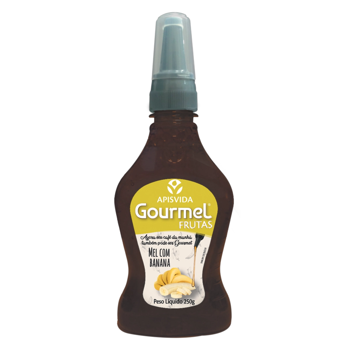 Mel Com Banana Apisvida Gourmel Frutas Squeeze 250g
