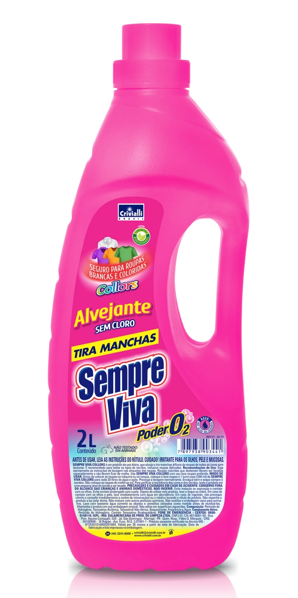 Alvejante Sempre Viva 2lt Collors