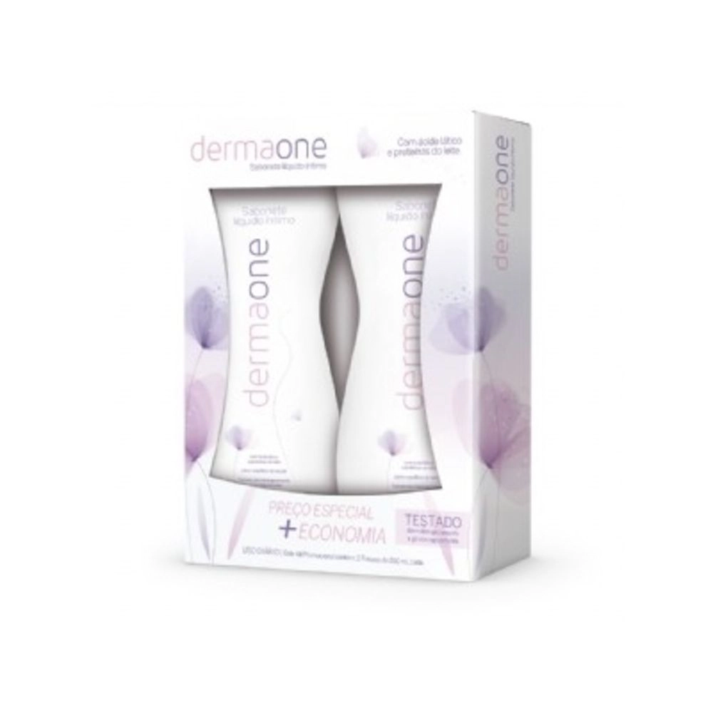 Kit Com 02 Unidades Sabonete Intimo 200ml Dermaone