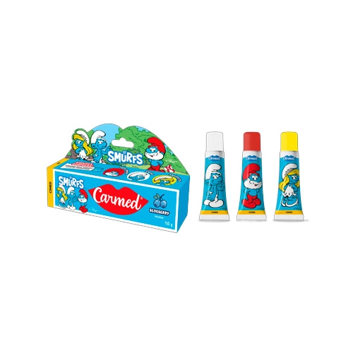 Hidratante Labial Carmed Os Smurfs 10g