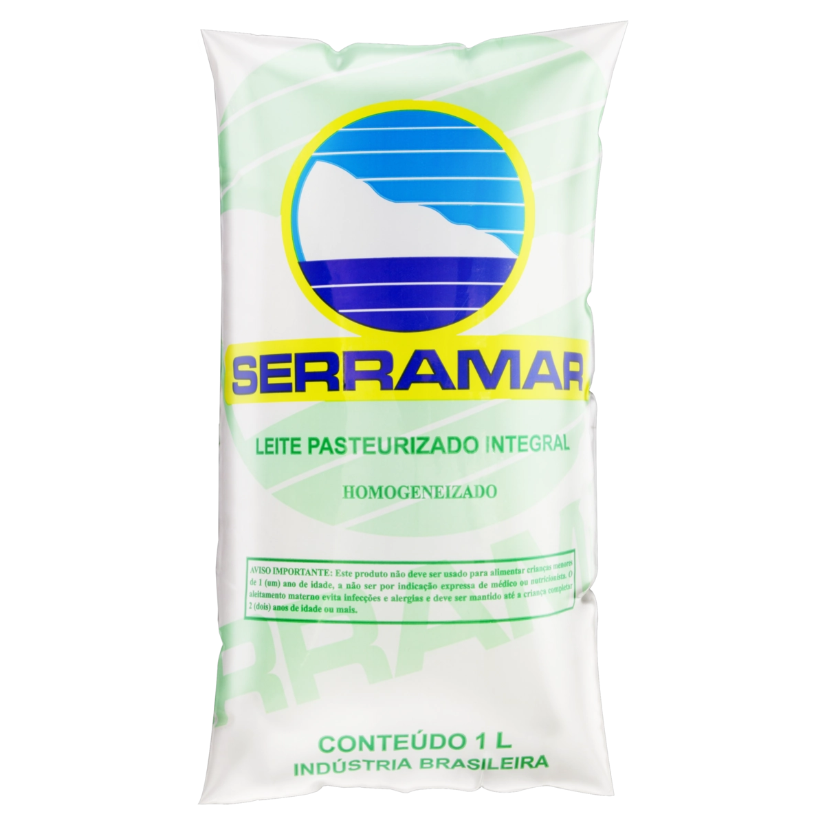 Leite Pasteurizado Homogeneizado Integral Serramar Pacote 1l