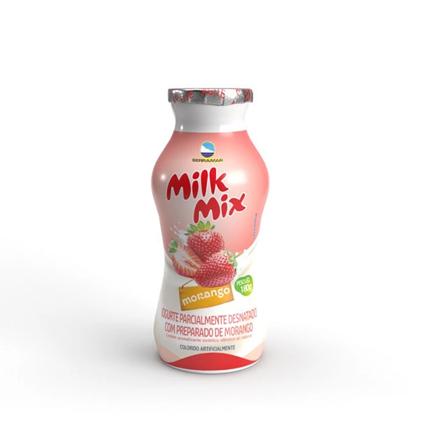 Iogurte Milk Mix Gar 180gr Morango