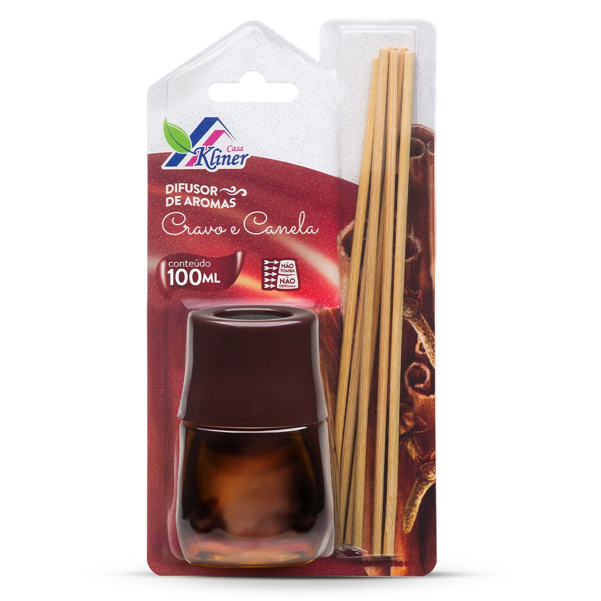 Difusor De Varetas Cravo E Canela 100ml