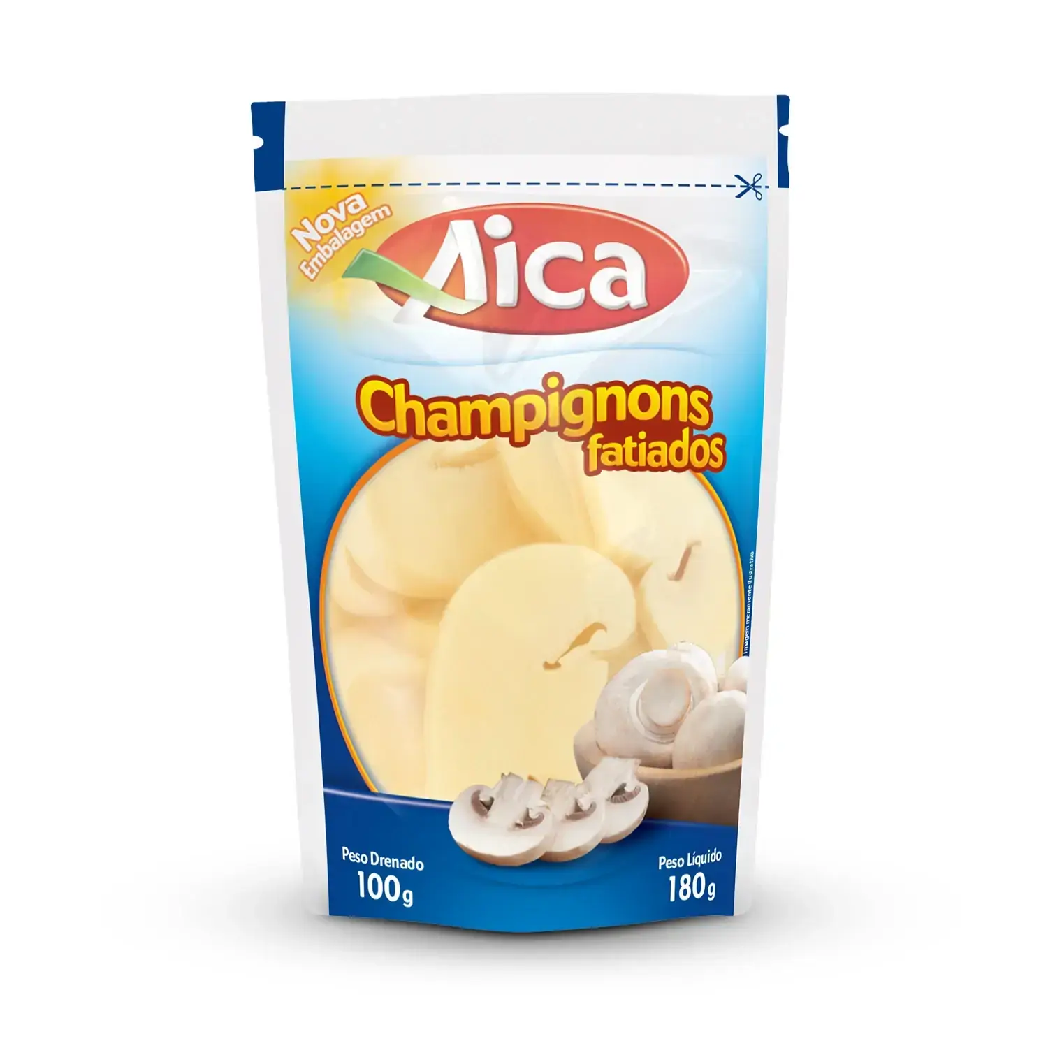 Champignon Aica 100g Fatiado Sc