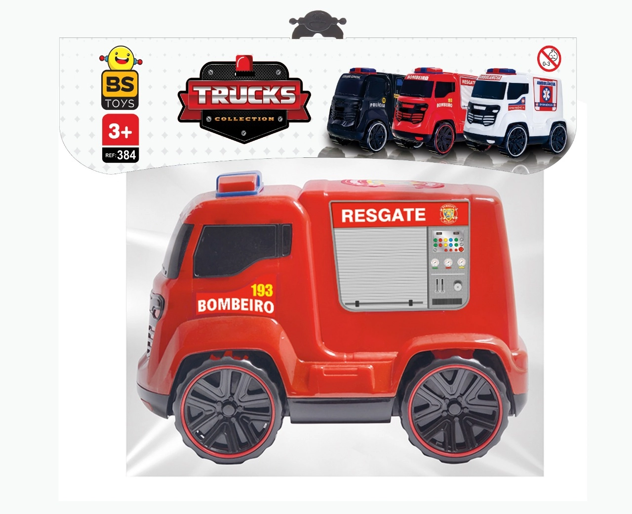 Carro Trucks Colletion Na Solapa/384/bs Toys