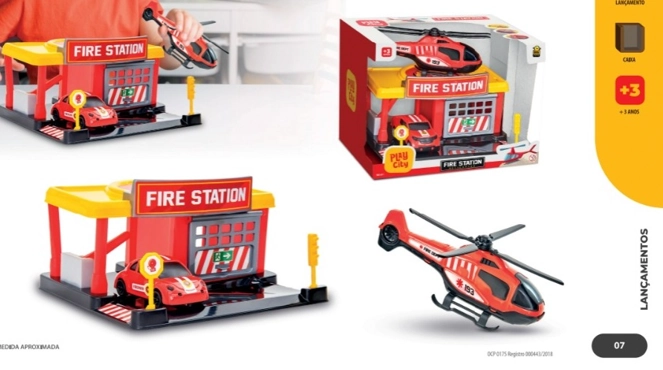 Fire Station Helicoptero Ref.621 Bs Toys