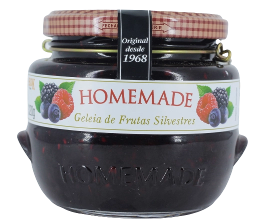 Geleia Homemade Premium 320gr F Silvestres