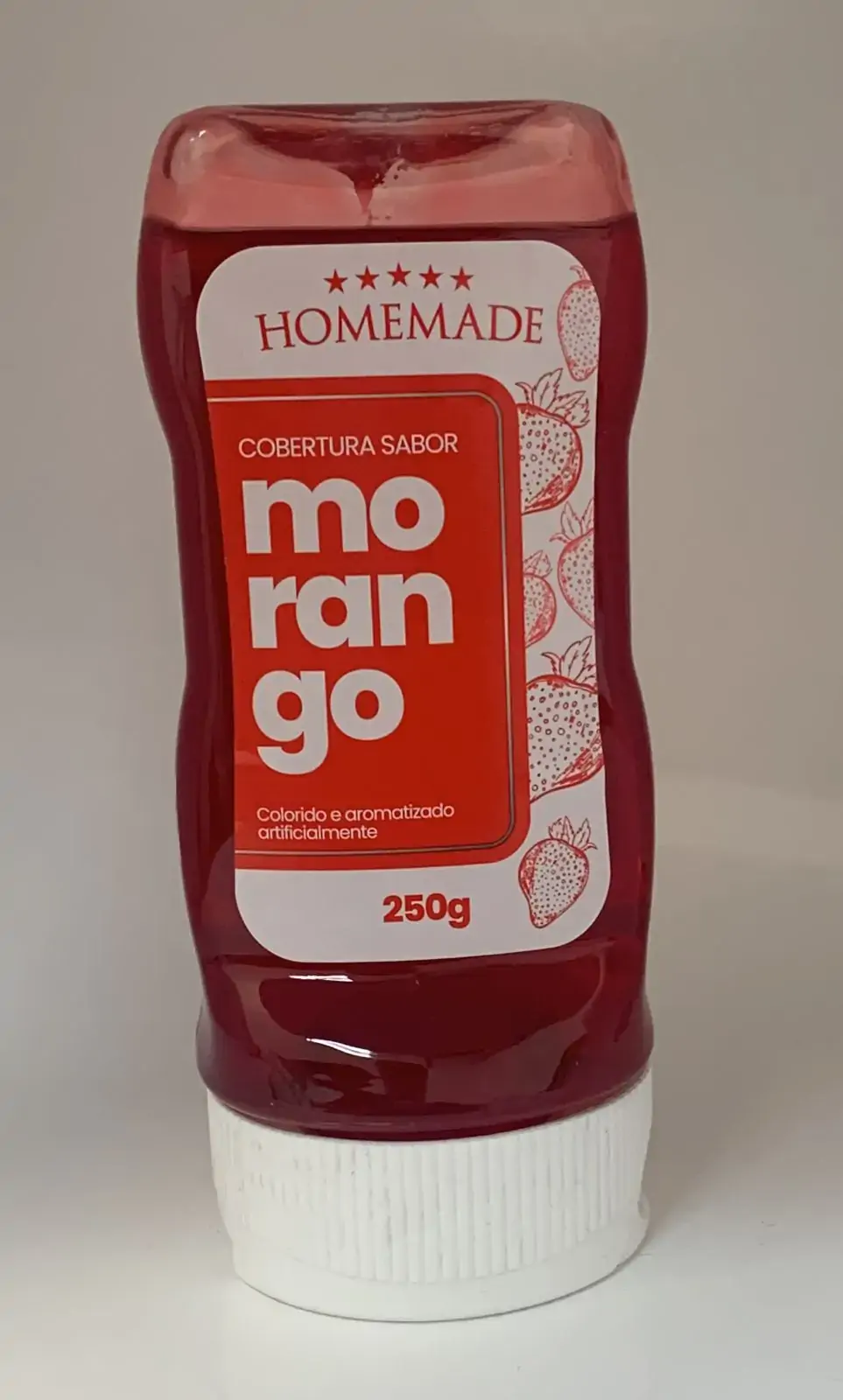 Cobertura Sorvete Homemade 250gr Morango