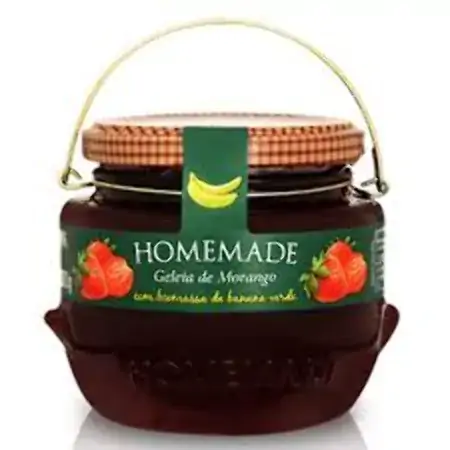 Geleia Homemade Mor.c/bio Massa Ban.320gr