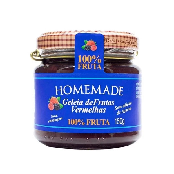 Geleia Homemade Frutas Vermelhas 170g