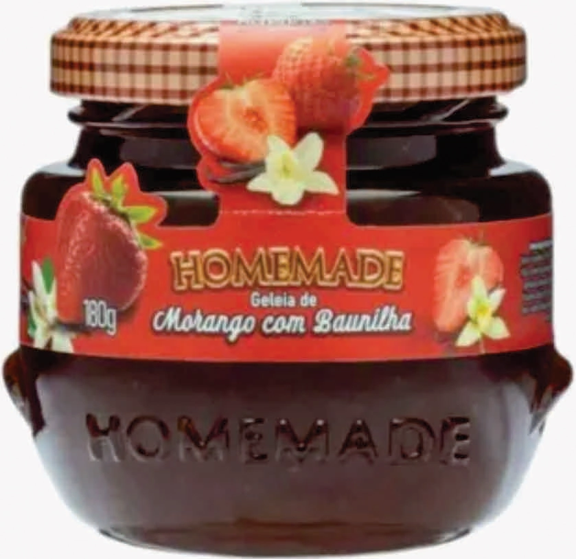 Geleia Homemade 180g Mor/baunilha