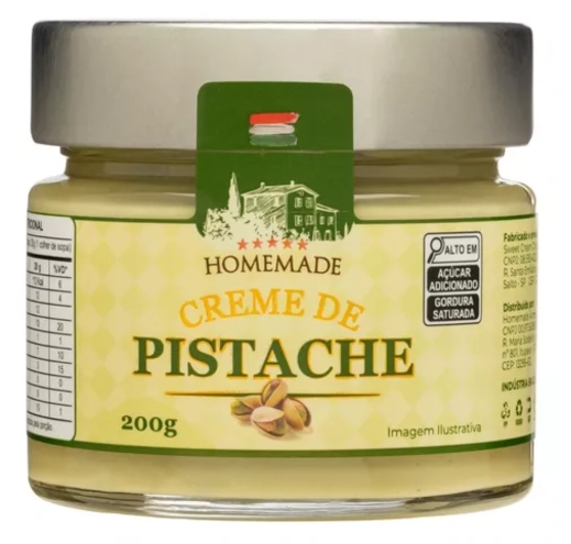 Creme De Pistache Homemade 200g