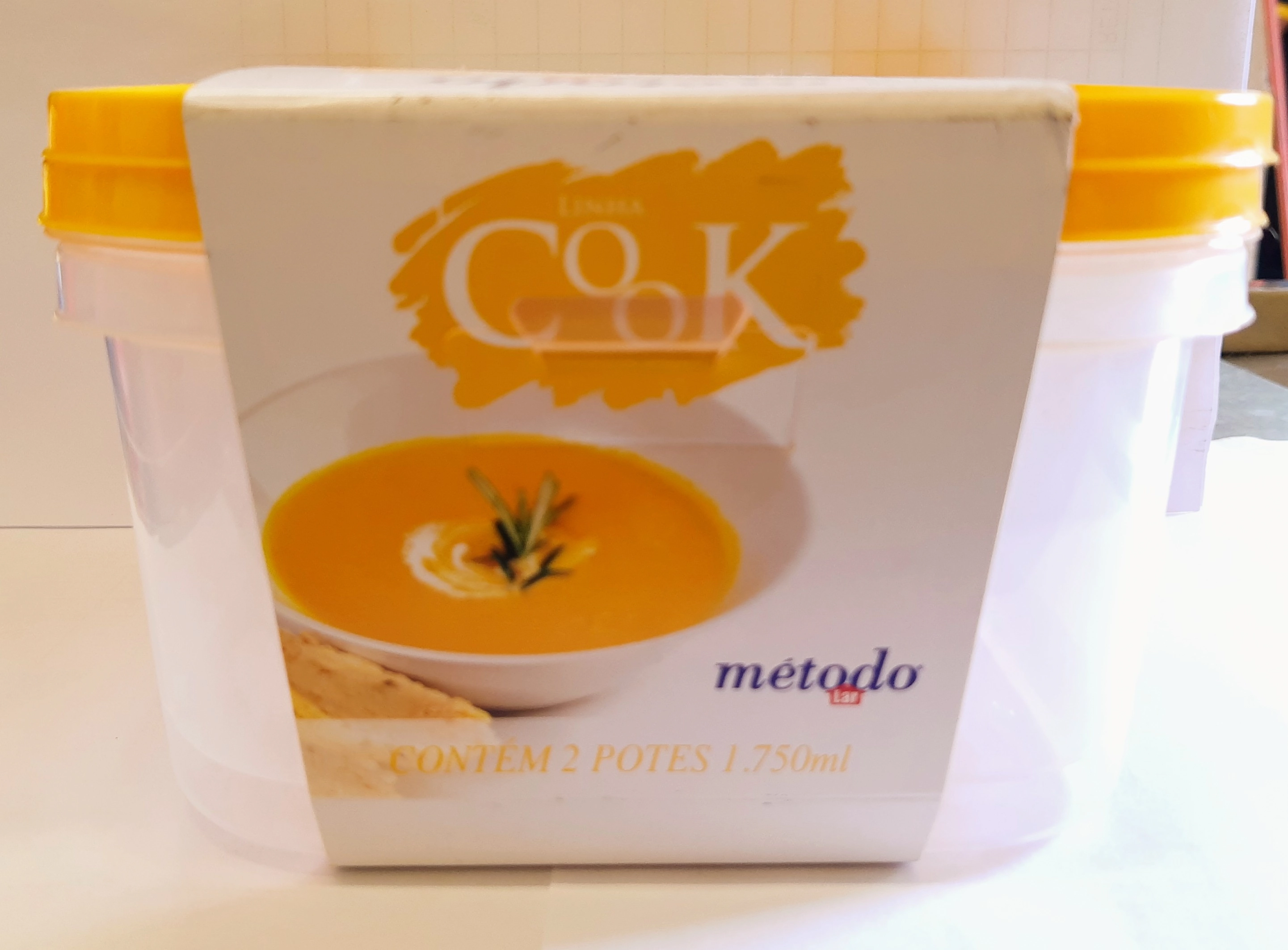 Conj Pote Metodo Tampa Amarela Dijon C/2 1750ml