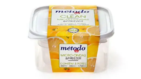 Kit Pote Plast Metodo C/3unidade Tmp Bca