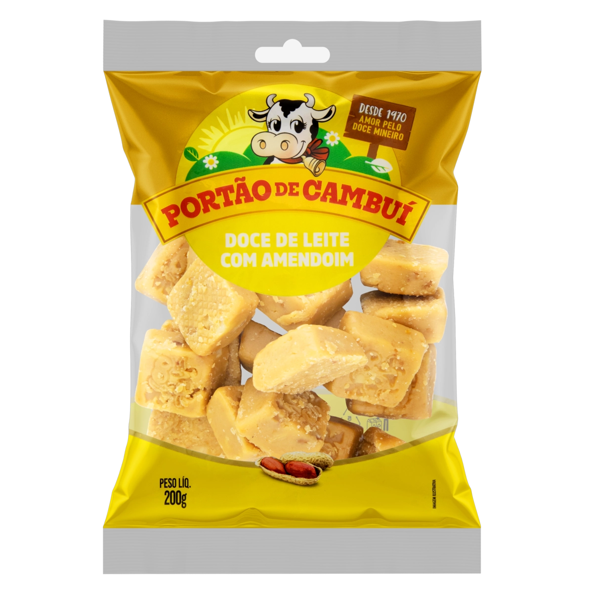 Doce De Leite Com Amendoim Portão De Cambuí Pacote 200g