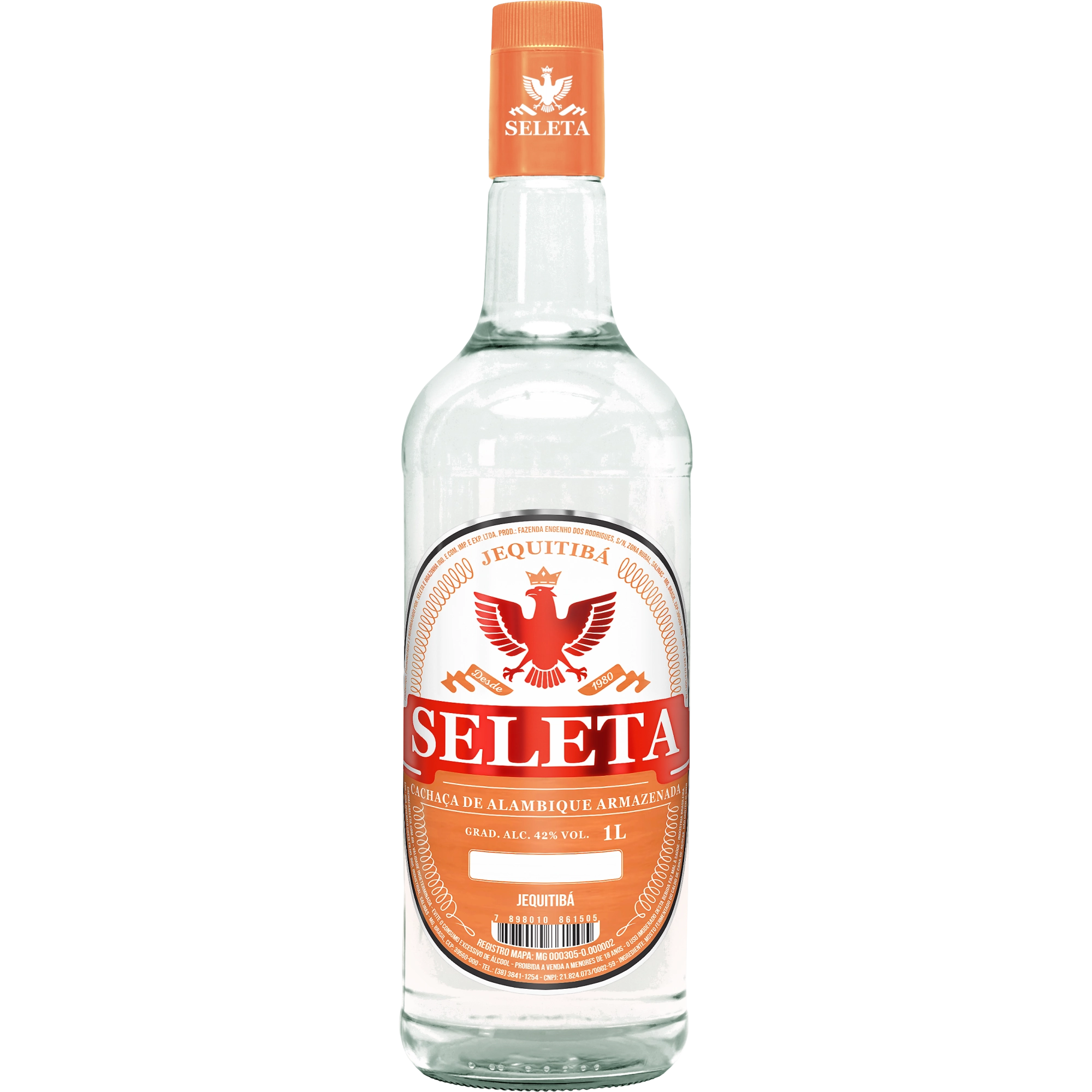 Cachaca Seleta Jequitiba Litro 1000ml