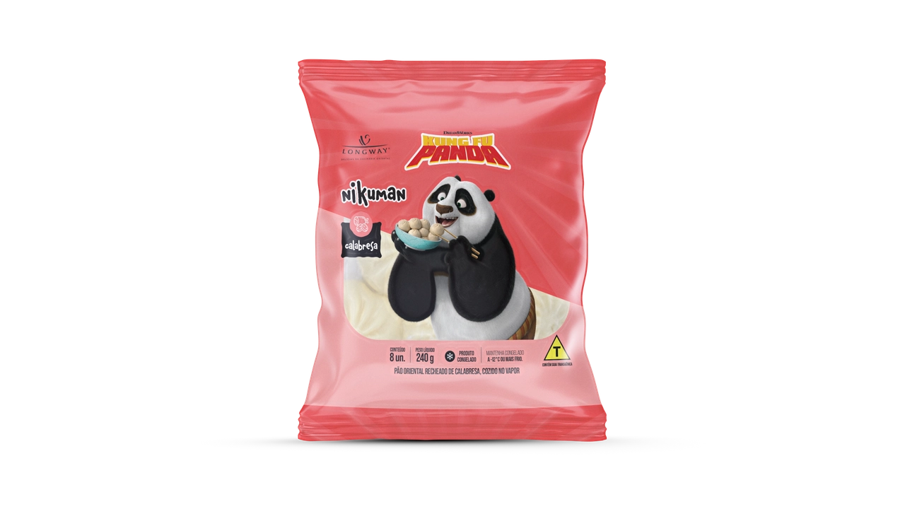 Nikuman Long Way Kung Fu Panda 240g Calabresa