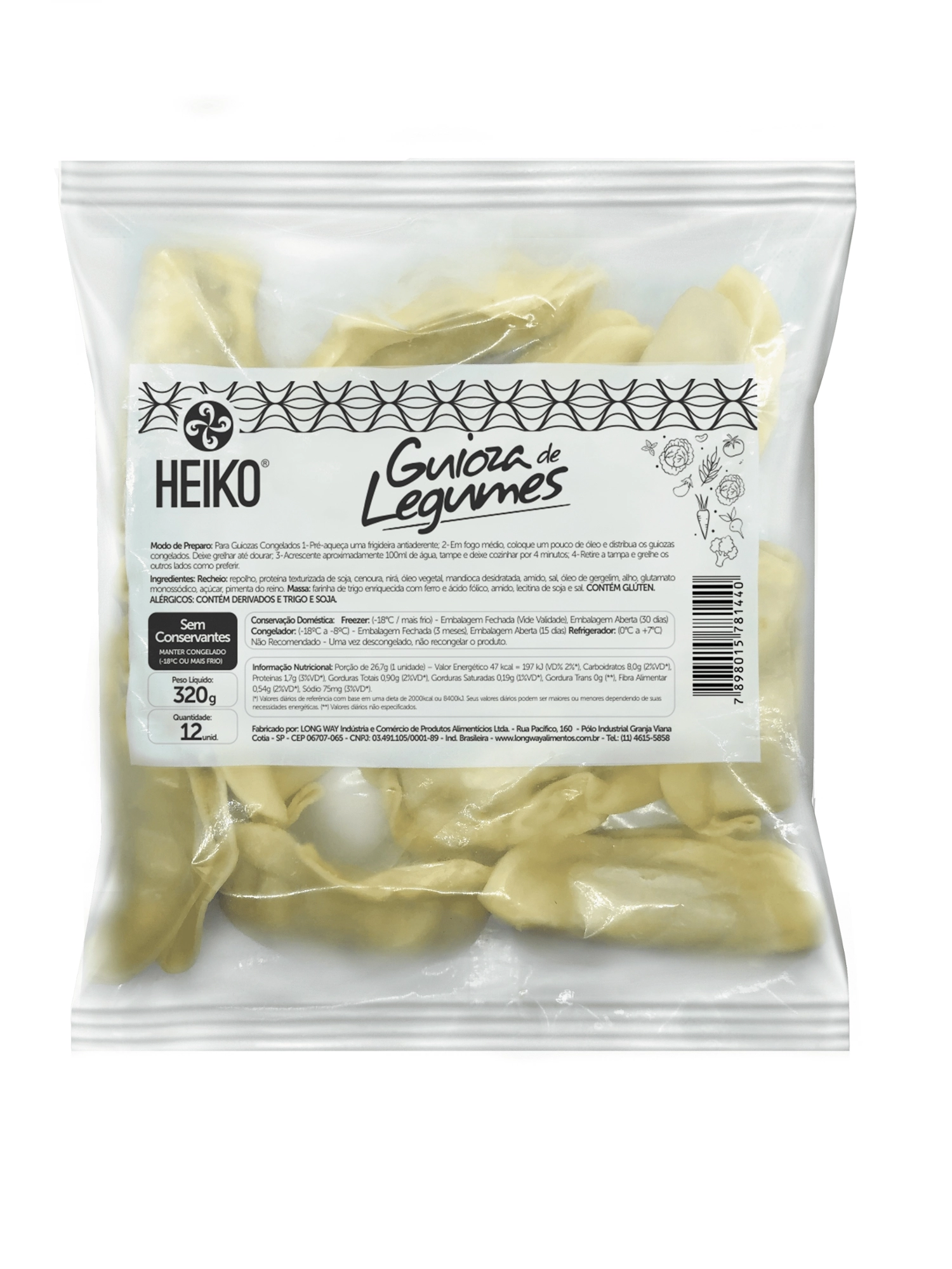 Guioza Heito 320g Legumes