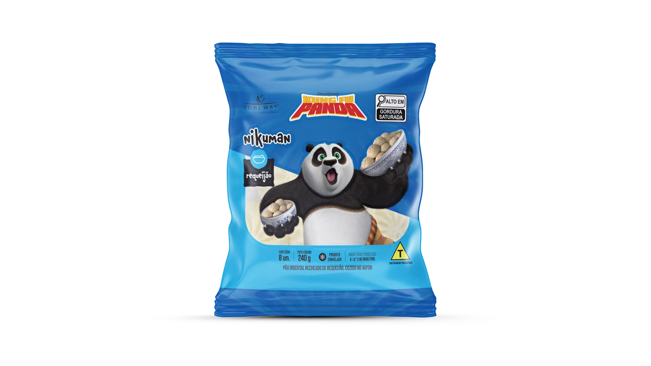 Nikuman Long Way Kung Fu Panda 240g Requeijao