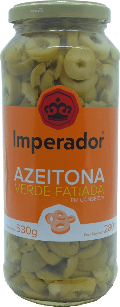 Azeitona Verde Fatiada Imperador 530g