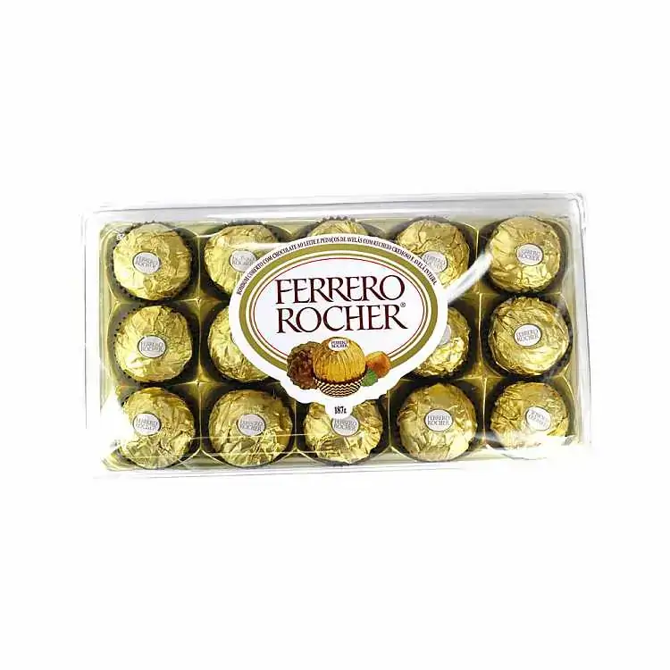 Bombom Ferrero Rocher Bandeja 150g 12 Unidades