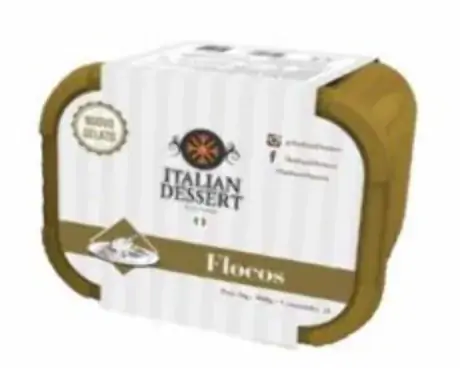 Pote De Sorvete Italian Desert Flocos 2 Litros