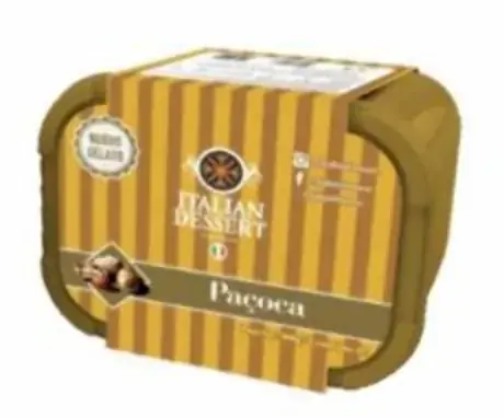 Pote De Sorvete Italian Desert Paçoca 2 Litros