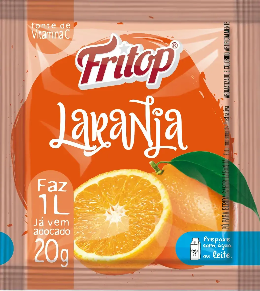 Refres Po Fritop Laranja 20g