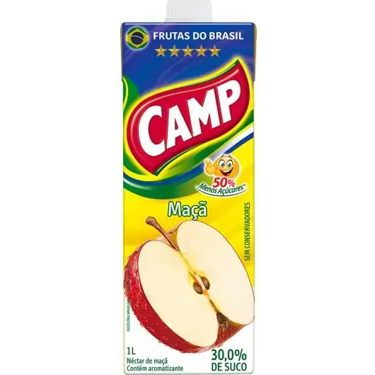 Suco Camp Nectar De Maca 1l Cx C/ 12