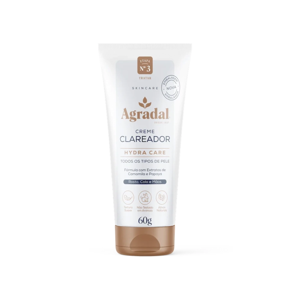 Cr Facial Agradal 60gr Clareador Hydra Care