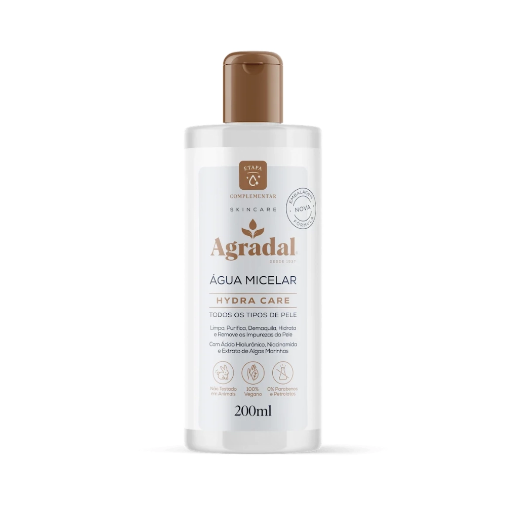 Agua Micelar Agradal 200ml Hydra Care
